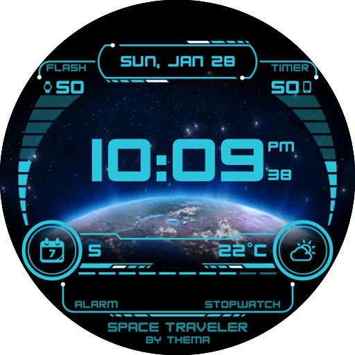 Space Traveler Watch Face Mod  logo
